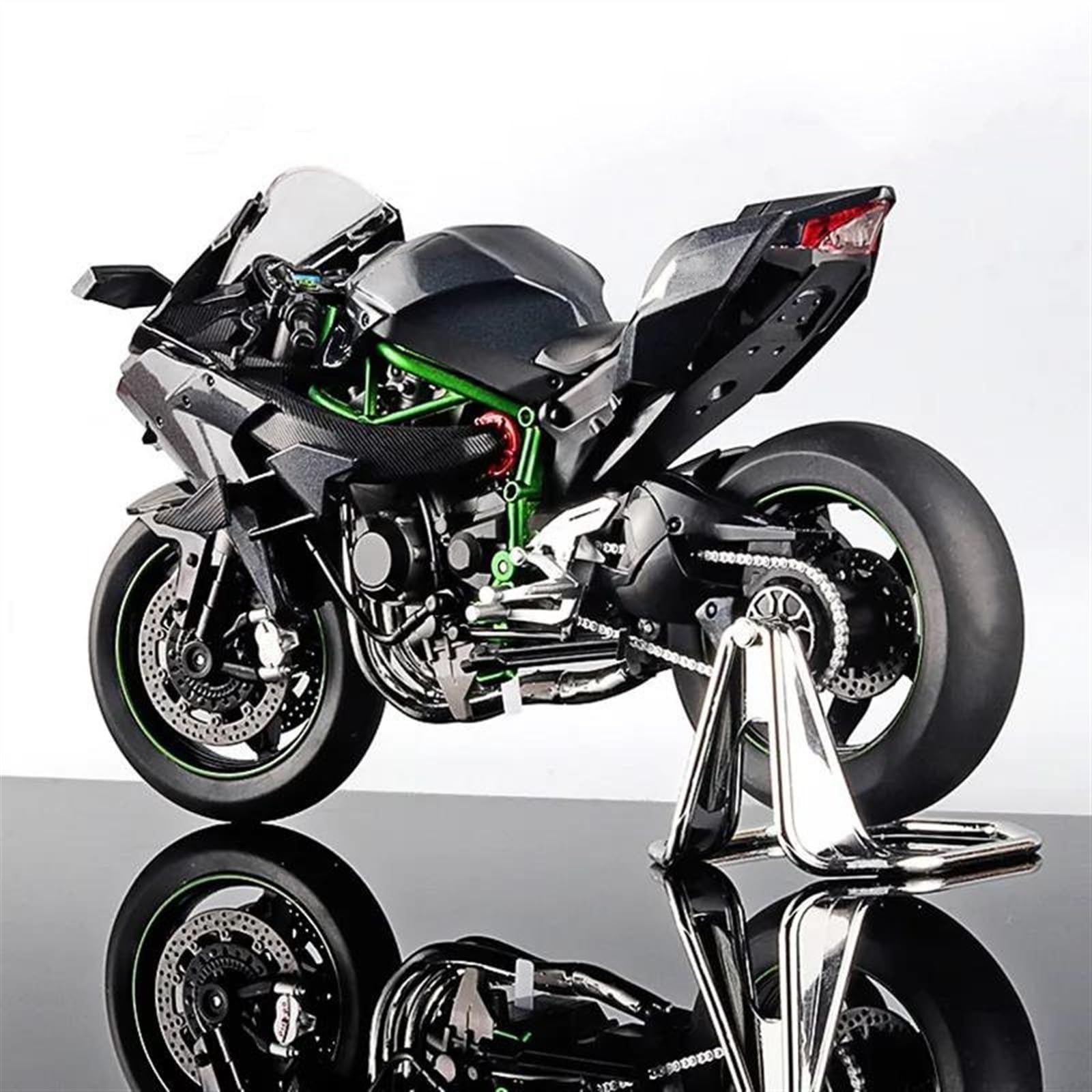 Motorbike Toy Motorcycle Model Simulation Alloy Toy 1/9 For Kawasaki H2R