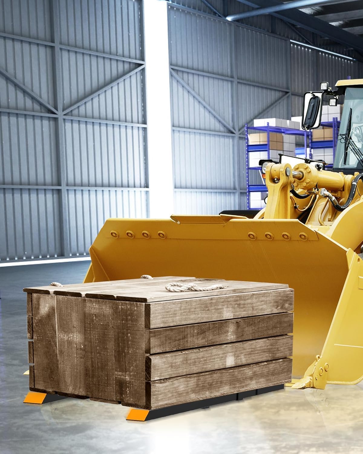 Garvee Verstellbare Schwerlast Palettengabeln zum Anklemmen – 43 Zoll, 2000 lbs Tragkraft, mit Stabilisationsstange, geeignet für Traktor, Lader & Skid Steer – Passend für Landtechnik-Hersteller,
