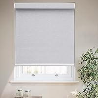 Vista 26 de MYshade - Persianas enrollables opacas personalizadas con cordón para ventanas, tela impermeable, fáciles de instalar