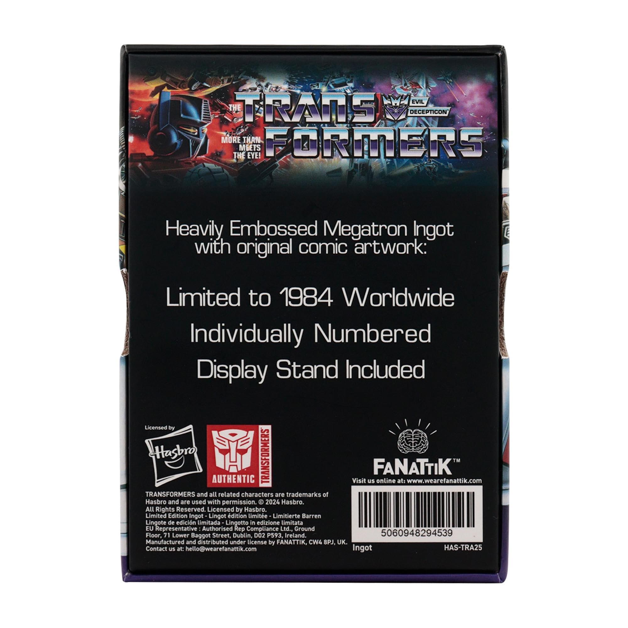FaNaTtik Transformers 40th Anniversary Decepticons Metal Collectible Lingotto