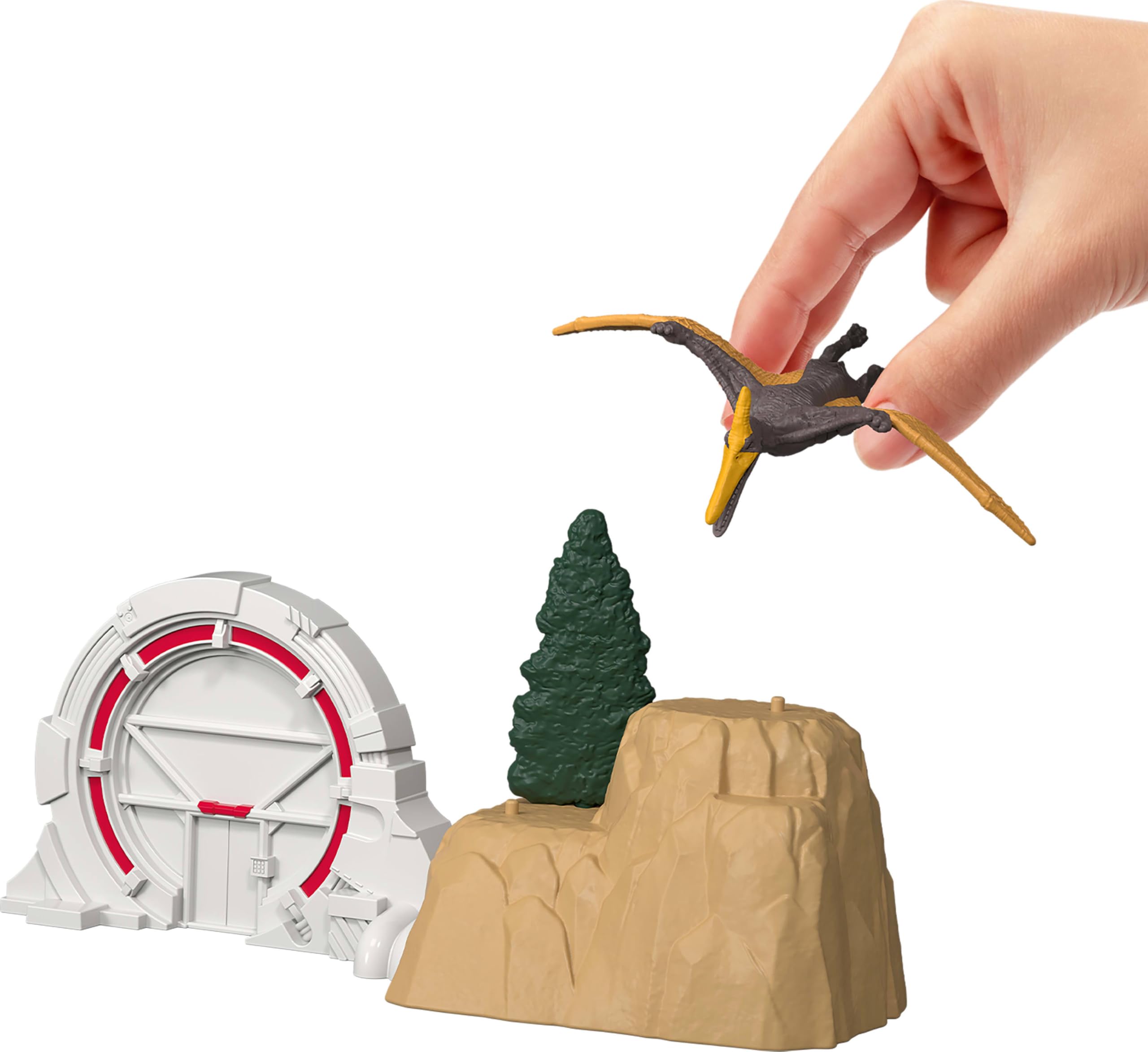 Mattel Jurassic World Rebirth Advent Calendar with 24 Days of Dinosaur-Related Toy Surprises, 18 Mini Dinos, 4 Environment Pieces