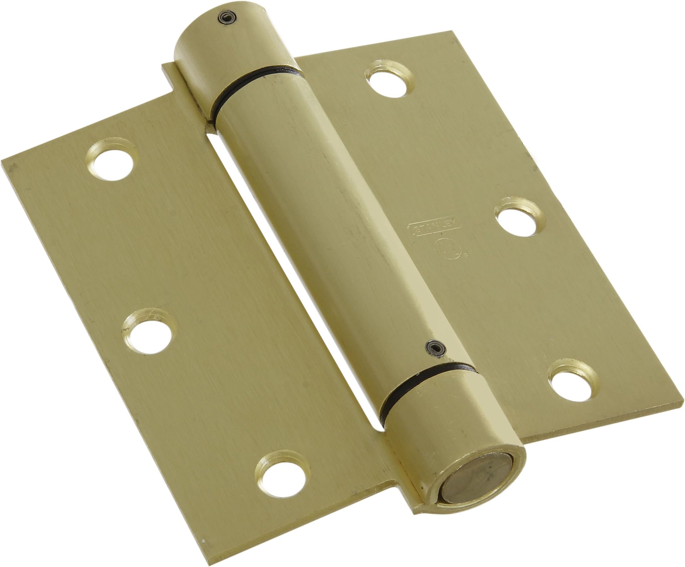 Stanley Hardware S530-743 CD2060R Spring Hinge in Satin Brass