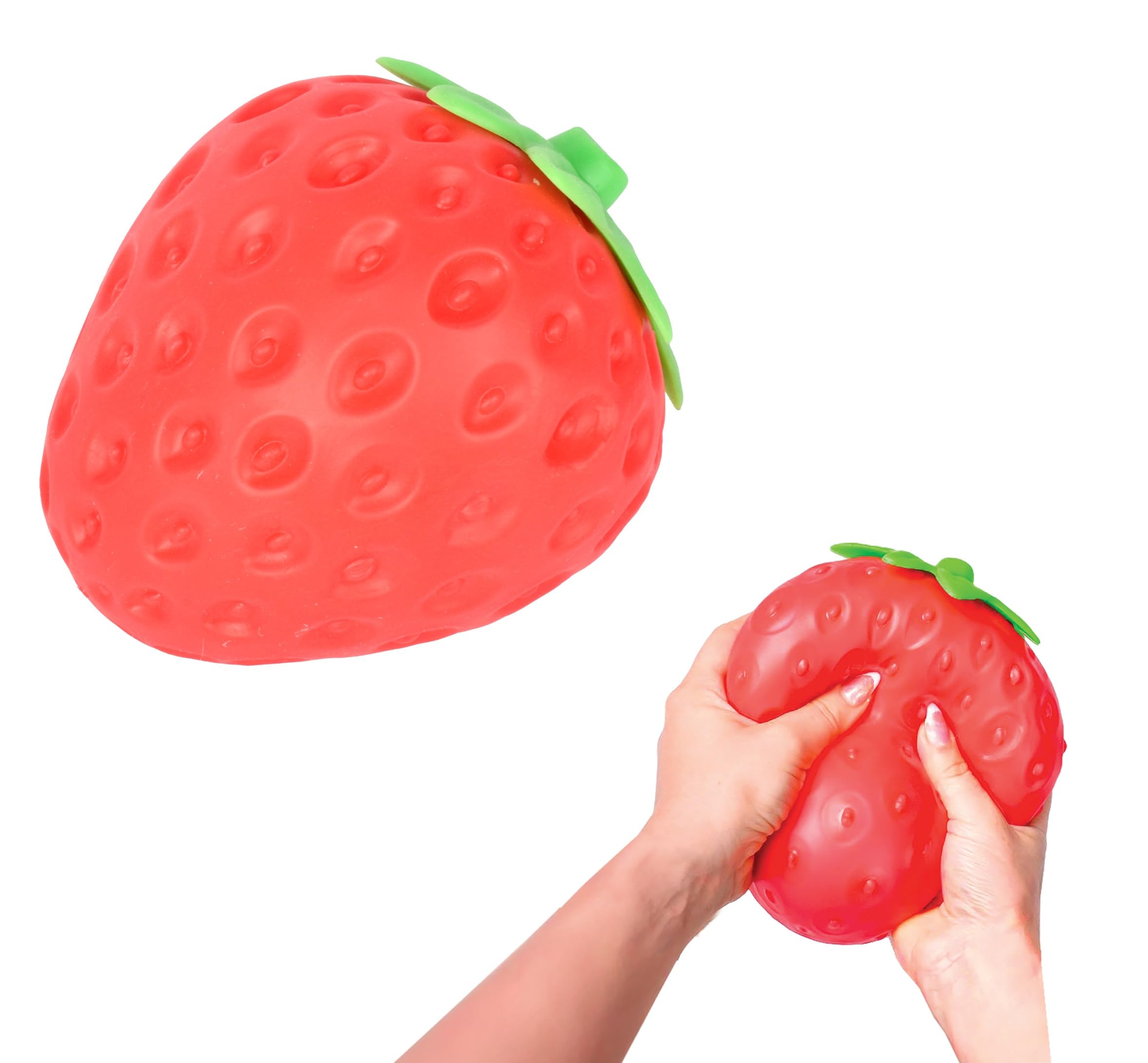 Squishy Strawberry 15cm, stress relief, sensory fidget toy, holiday, birthdays, christmas, cute party gift