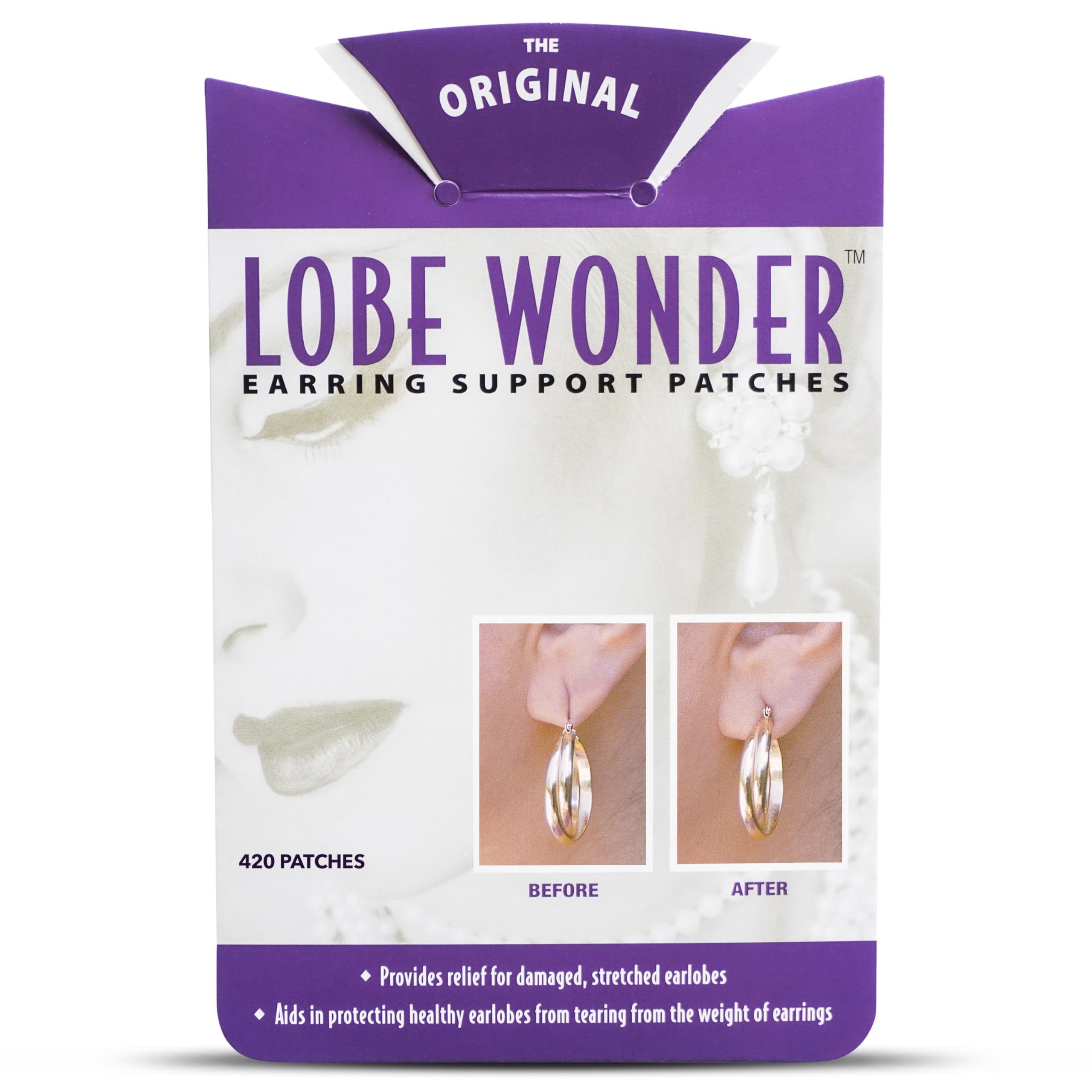 Lobe Wonder 60 Invisible Earring Ear-Lobe Support Patches Ear Lobe Support Patches: Mantra Impex Invisible Earring Lobe Support Patches Earring Sticker-picture-17