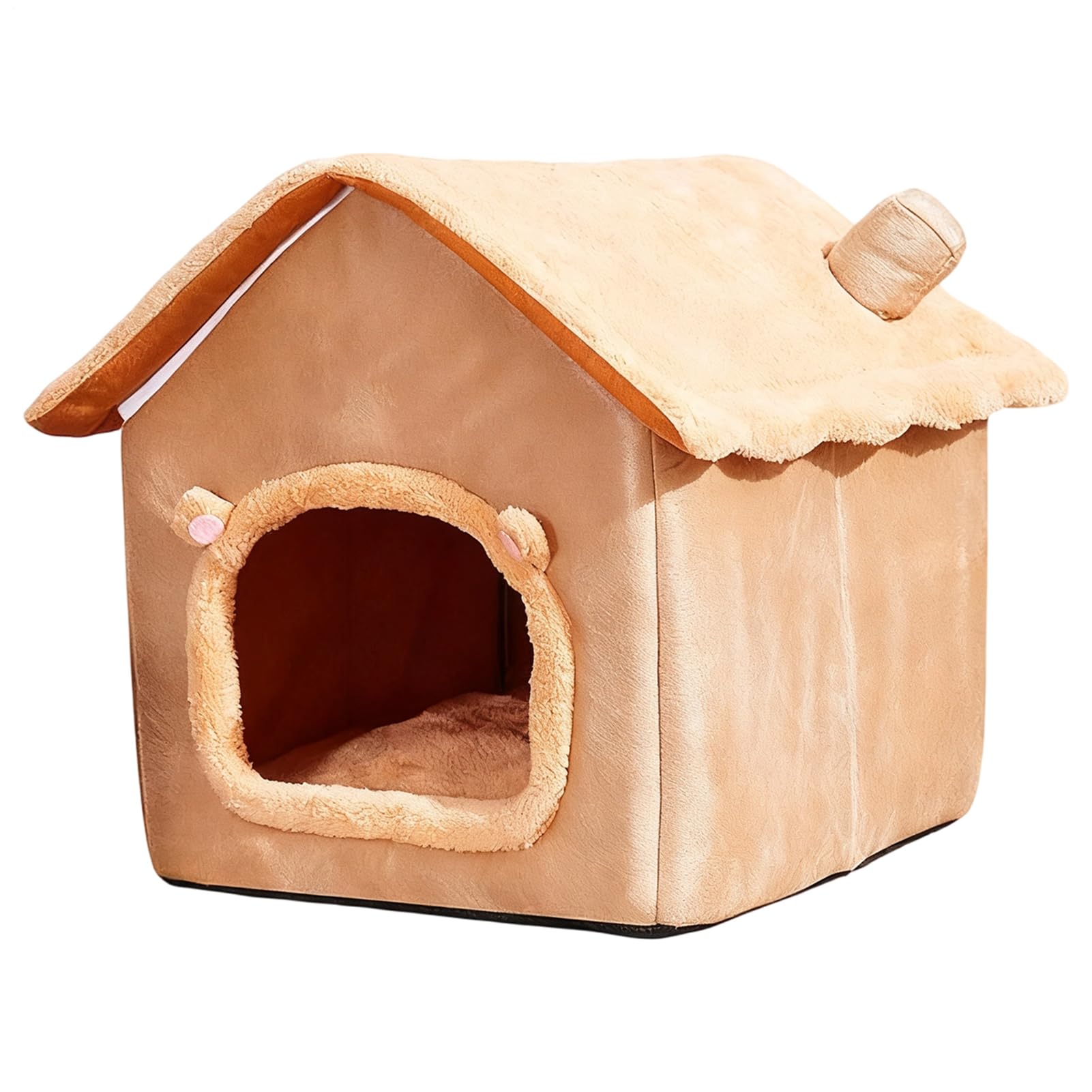 Katzenbett Höhle Waschbar Und Warm Mit Abnehmbarem Kissen
