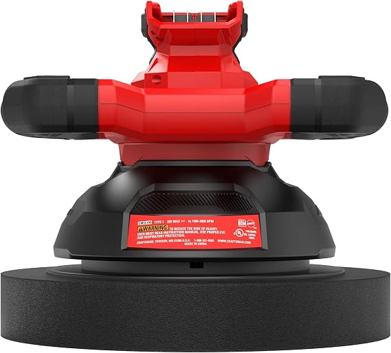 CRAFTSMAN V20 Cordless Buffer Polisher, Orbital Polisher for Car Detailing, 10-inch with Splash Guard, Bare Tool Only (CMCE100B)