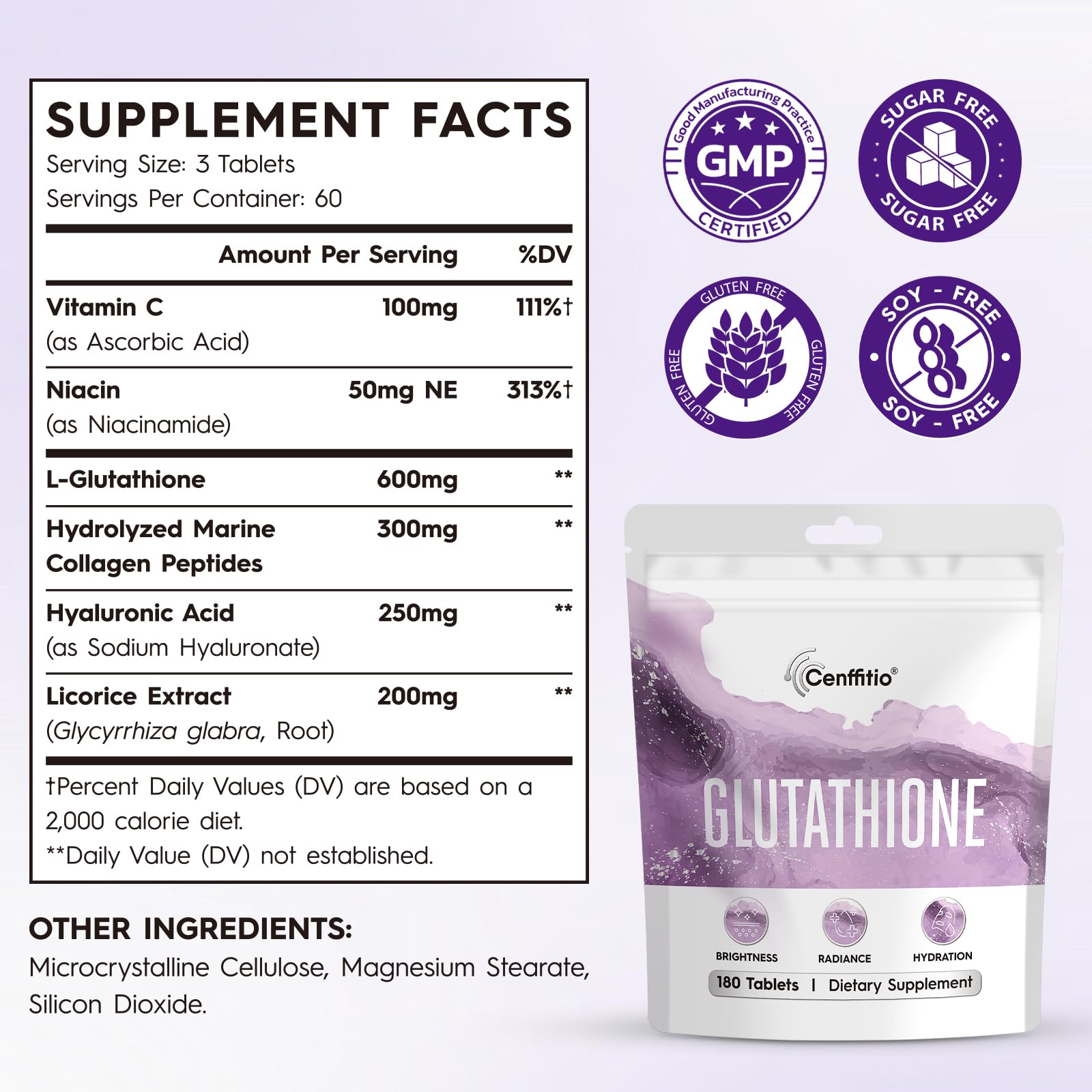 uno glutathione capsule review Amazon.com: Cenffitio Glutathione Supplement – Skin Brightening Formula  with Vitamin C, Niacinamide, Licorice Extract, Collagen & Hyaluronic Acid –  for Skin Brightness, Radiance & Hydration – 180 Tablets : Health & Household