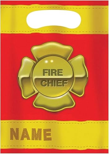 Miniatura 3 de Creative Converting 8 bolsas de botín de bomberos para fiestas