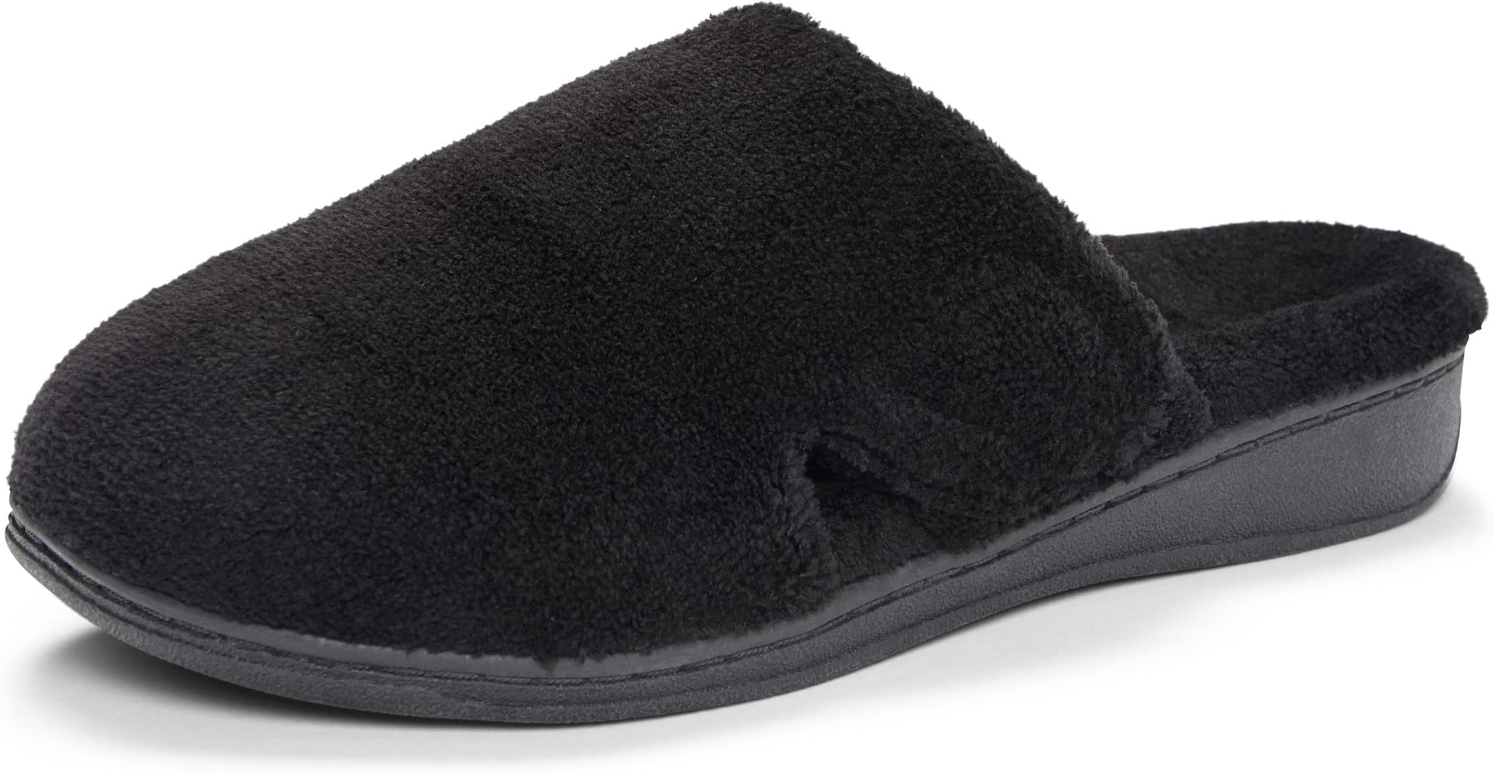 Vionic Women’s Gemma Mule Slipper - Comfortable Spa House Slippers That Include Three-Zone Comfort with Orthotic Insole Arch Support, Soft House Shoes for Ladies
