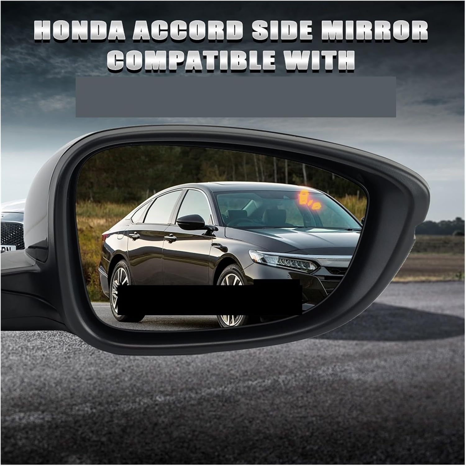 8 Wires Side Mirror Assembly Compatible with Honda Accord 2018-2022 Blind Spot with Turn Signal Indicator Car Accessories(1PC Left)