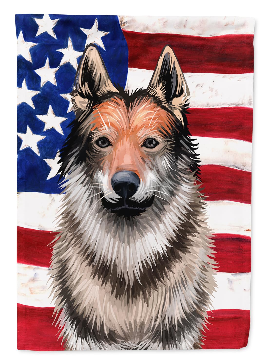 Drapeau Chien Loup Tchécoslovaque CK6499CHF Cadeau Idéal pour Passionné de Race Canine