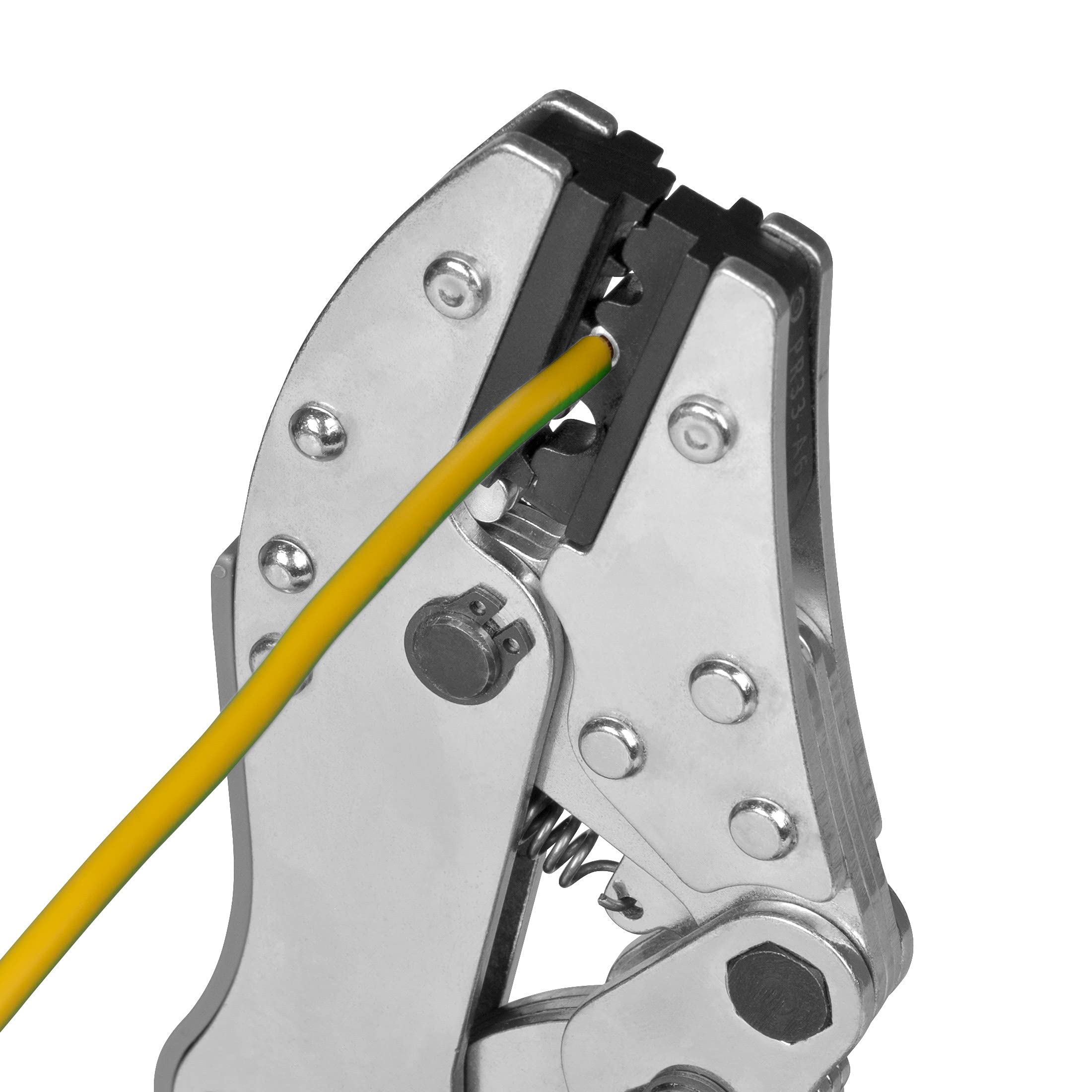ERKO 100 pezzi capicorda ad occhiello non isolati professionali per vite M3 e cavo di sezione 0,1 ÷ 0,5 mm2 realizzati secondo la norma DIN 46234.