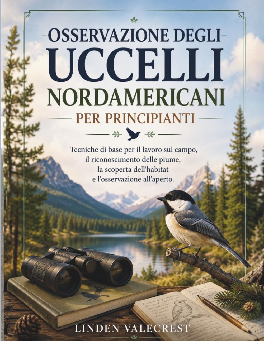 OSSERVAZIONE DEGLI UCCELLI NORDAMERICANI PER PRINCIPIANTI: Tecniche di base per il lavoro sul campo, il riconoscimento delle piume, la scoperta dell'habitat e l'osservazione all'aperto.