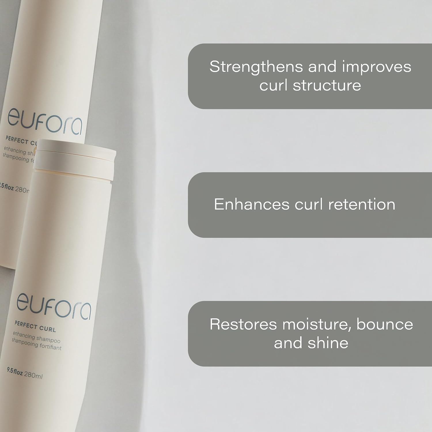 Eufora Perfect Curl Enhancing Shampoo 9.5 Fl.Oz, white