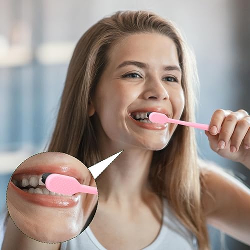 Miniatura 3 de Pinkunn 36 cepillos de dientes de cerdas suaves a granel micro Nano cepillo de dientes manual con 20, 000 cerdas para encías sensibles, familia