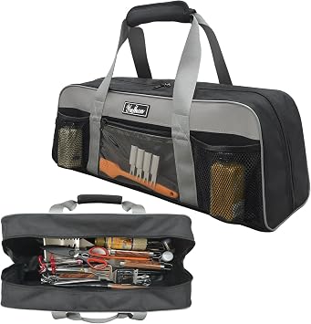 22 Inch Grill Tool Storage Bag, Heavy-Duty 1680D Oxford Organizer