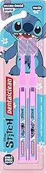 Dentalclean Escova de Dentes Juvenil Stitch Leve 2, Rosa e Rosa