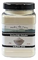 Vista 1 de Suero de leche en polvo de Medley Hills Farm 1.25 libras en envase reutilizable - Suero de leche en polvo perfecto para hornear - Perfecto para pan