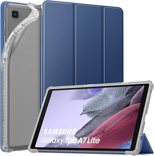 MoKo Funda Compatible con Samsung Galaxy Tab A7 Lite 8.7 Pulgadas SM-T225T220T227, Funda Inteligente Trifold delgada y ligera con soporte y carcasa