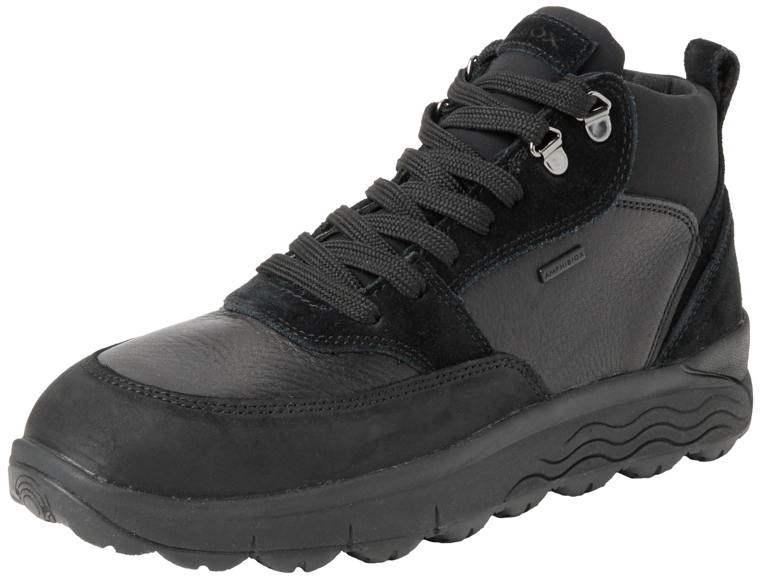 Geox U Spherica 4x4 B ABX Ankle Boot, Black, 6.5 UK