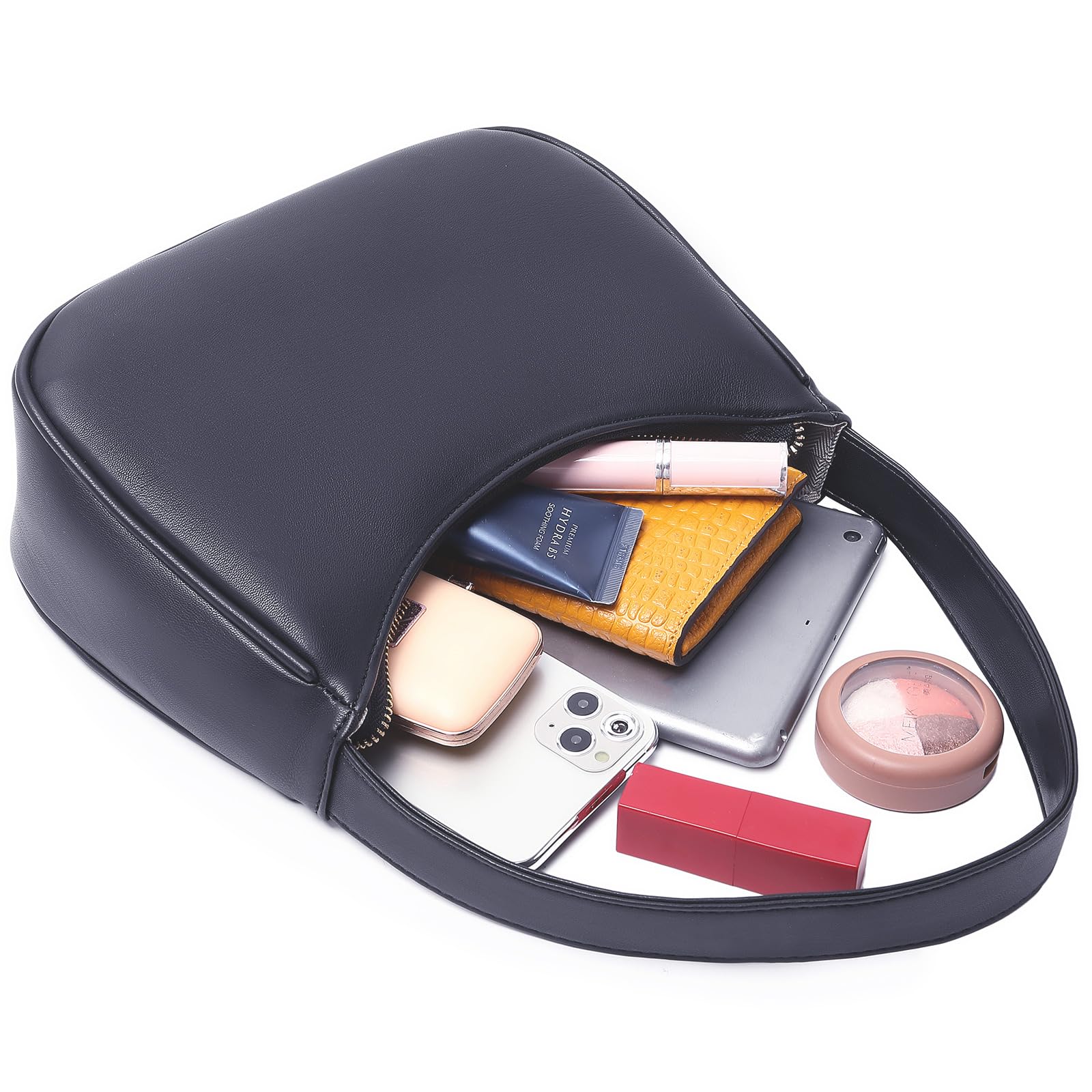 CYHTWSDJ Shoulder Bags for Women, Cute Hobo Tote Handbag Mini Clutch Purse with Zipper Closure