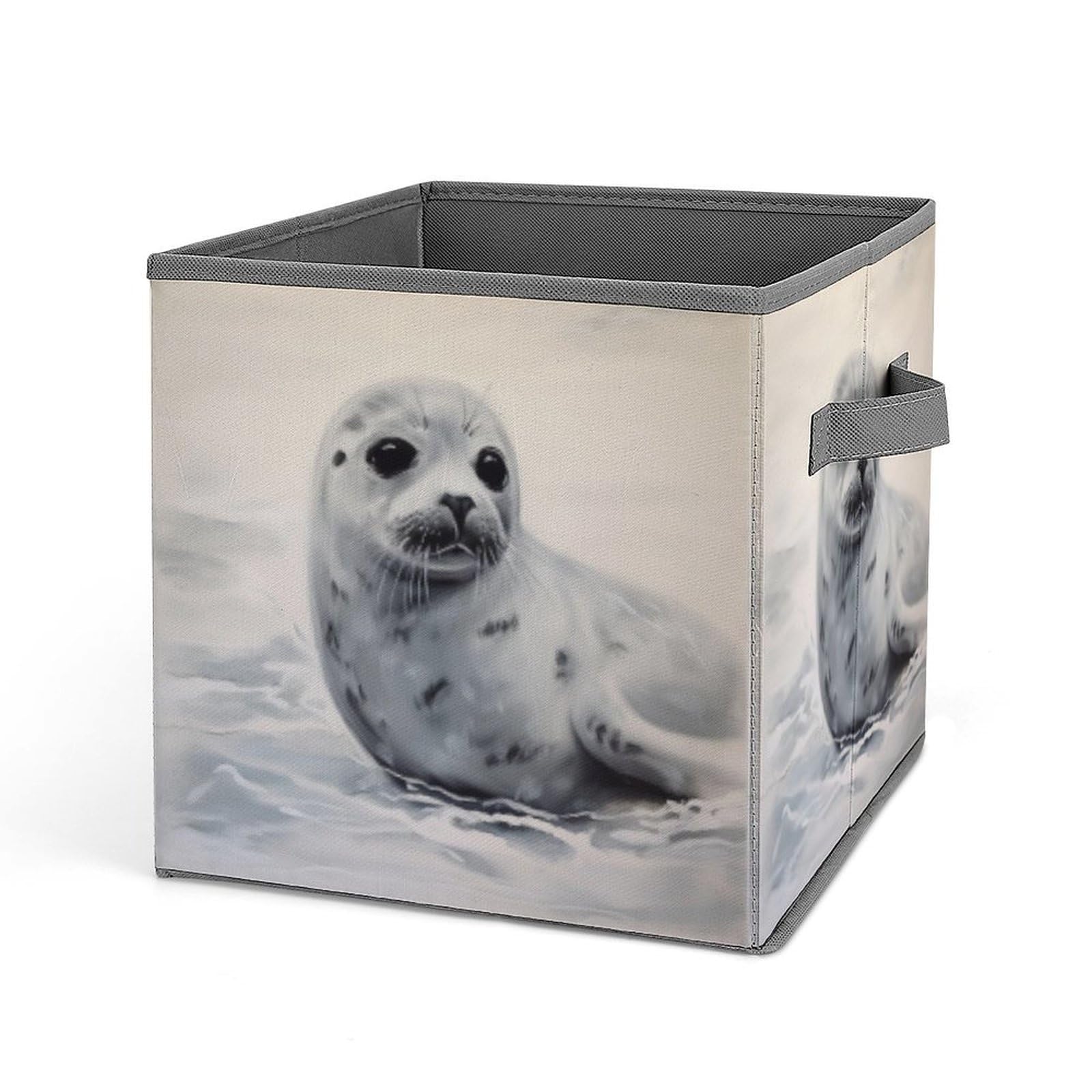 Bacs de rangement empilables paniers pliables placard cube tissu imprimé