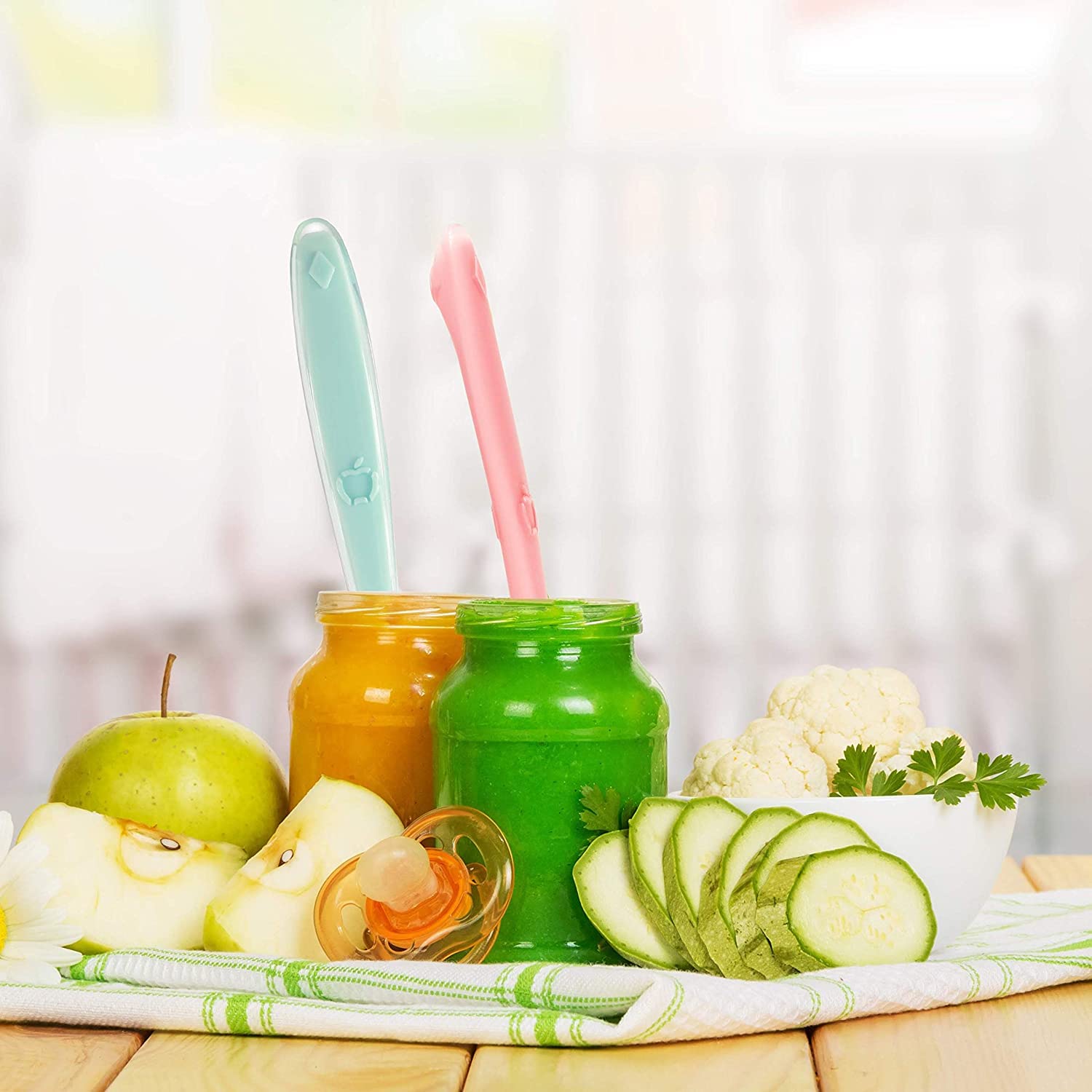 Lot De 3 Cuillères Bébé En Silicone - Sans BPA - Multi-Couleurs - Pour Sevrage Et Autonomie