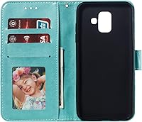 Vista 29 de LEECOCO for Samsung A6 2018 Case Mandala Embossing Luxury PU Leather Flip Notebook Wallet Bookstyle Magnetic Stand Card Slot Folio Bumper Protection