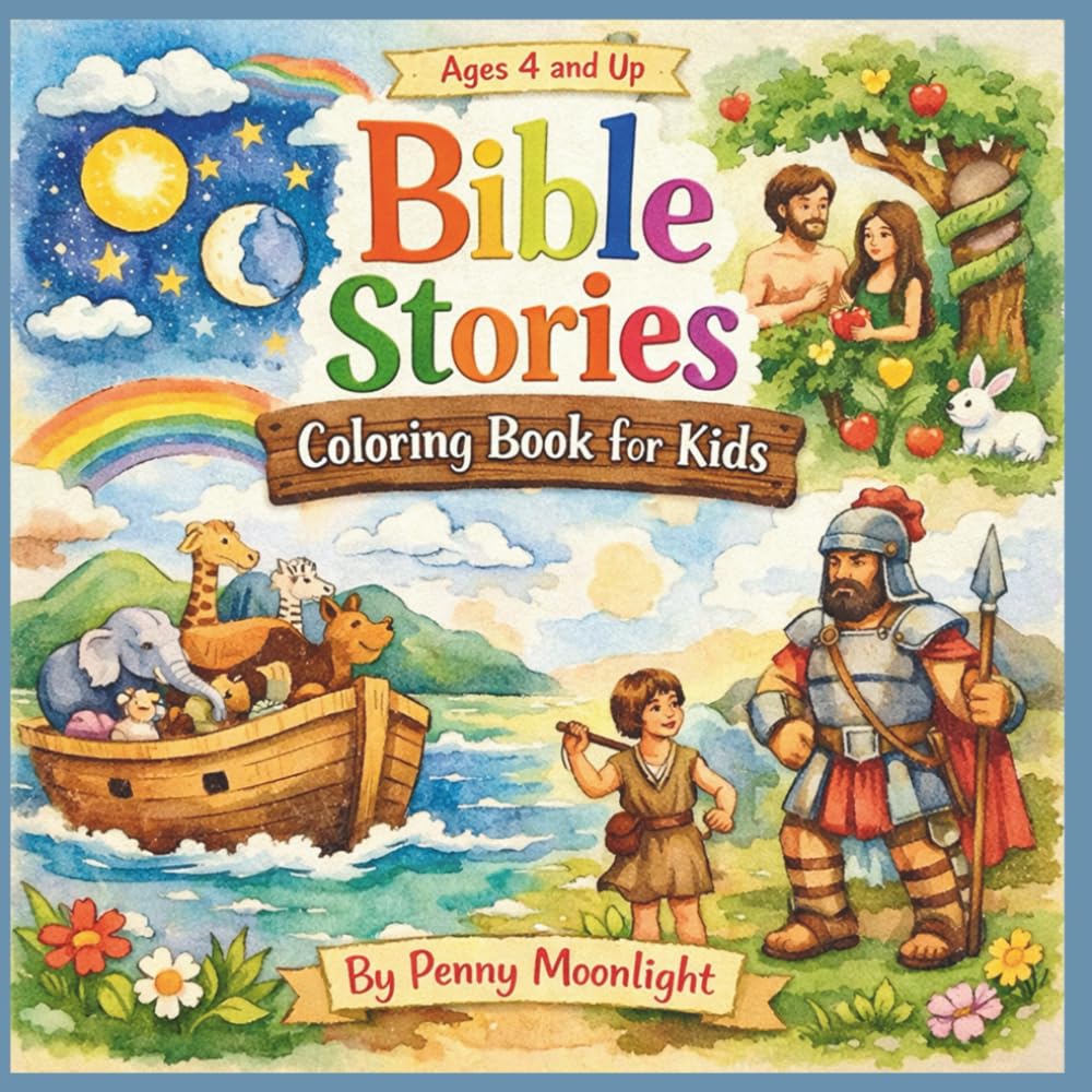 Bible Stories Coloring Book for Kids