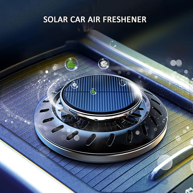 Difusor de Aromas Solar Rotatorio para Auto con Recambios de Aceite Esencial miniatura 6