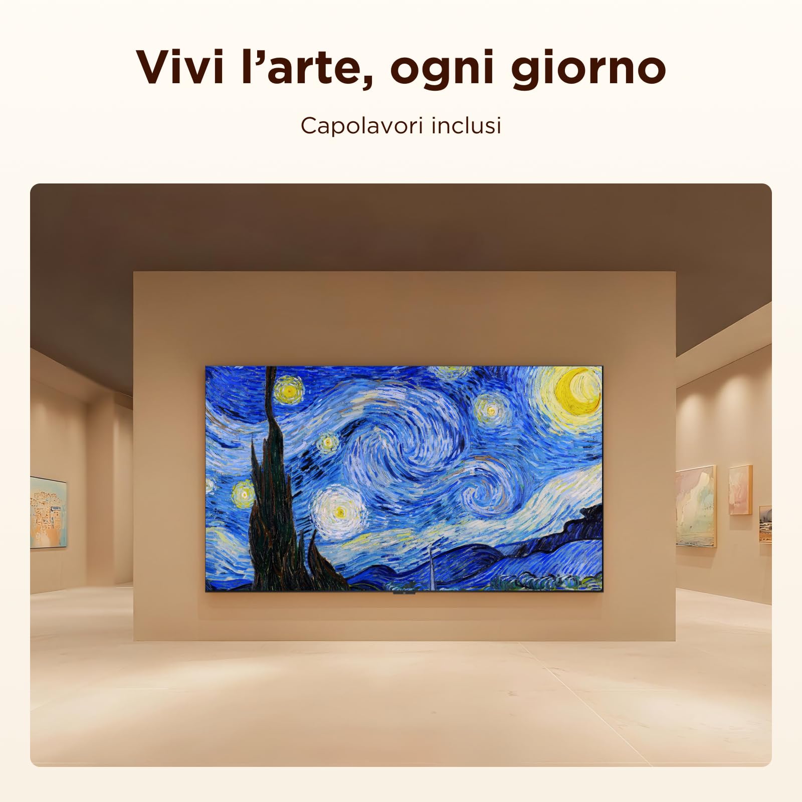 TCL 65A400 65” QLED, 4K HDR, Pannello HVA, Google TV, Dolby Vision & Atmos, Onkyo 2.0, 144Hz, AirPlay 2, Design piatto e sottile