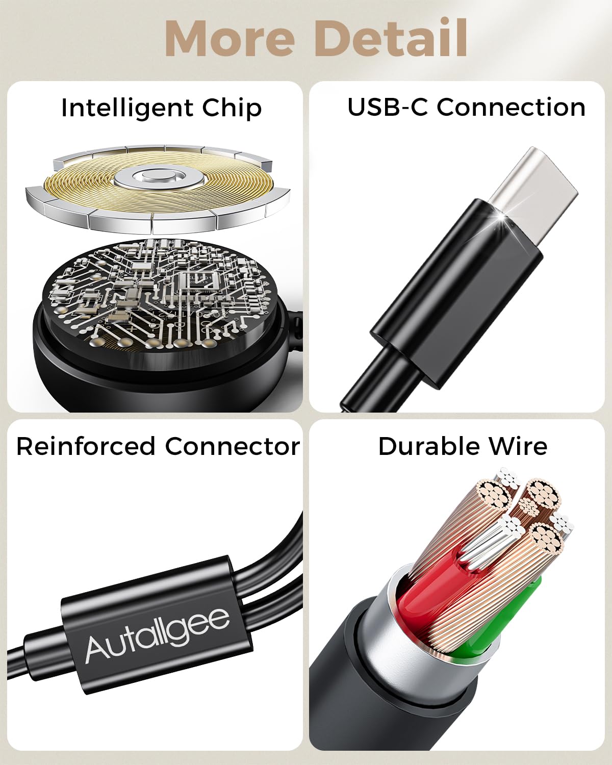 2 in 1 for Samsung Watch Charger, 25W USB C Fast Charger Compatible with Galaxy Watch 8/8 Classic/Ultra/7/6/6 Classic/5 Pro/5/4/4 classic/3/Active2/FE & Galaxy S25/S24/S23/S22/21/20 & for iPhone 16/15 - Image 8