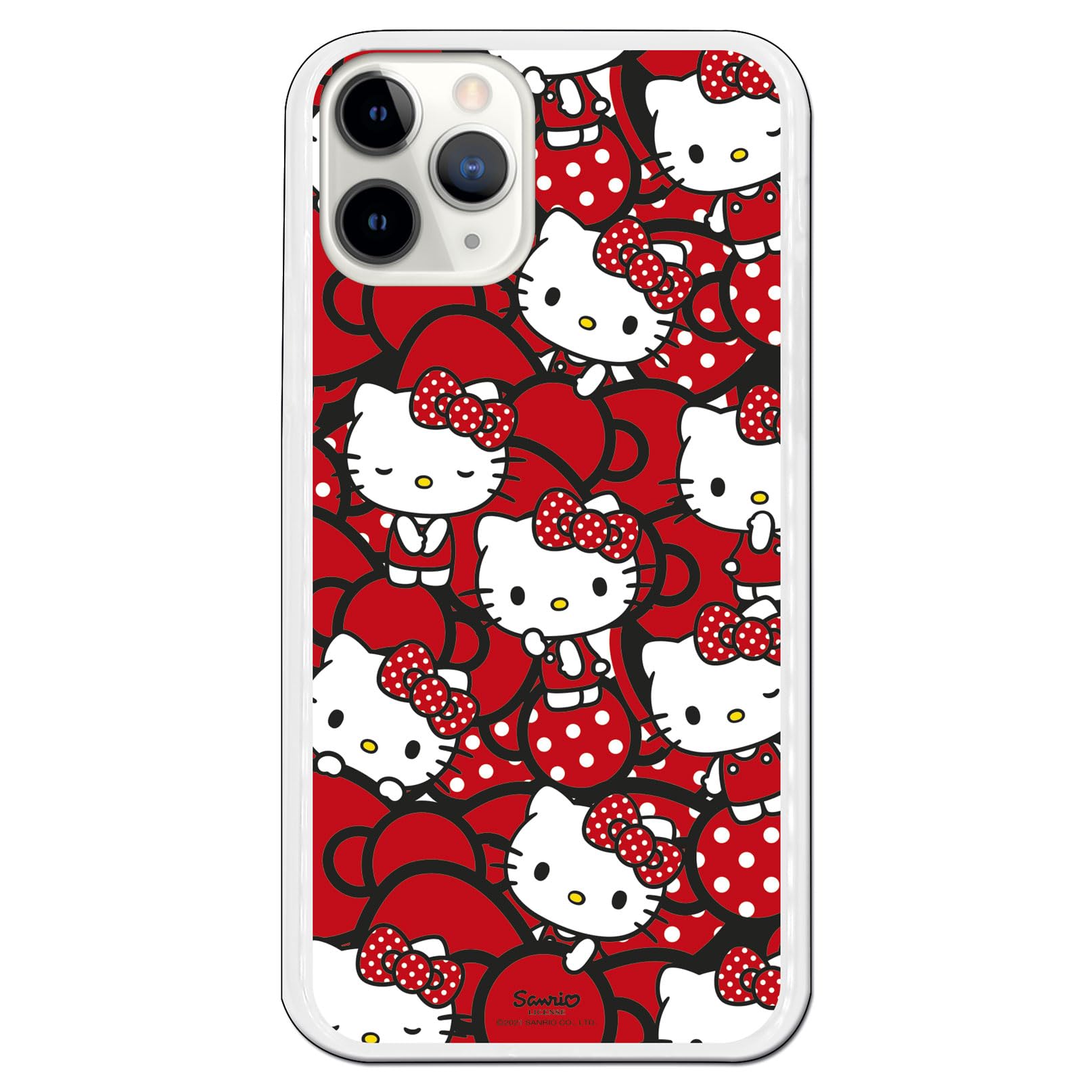 Personalaizer iPhone 11 Pro Case - Hello Kitty Red Bows and Dots
