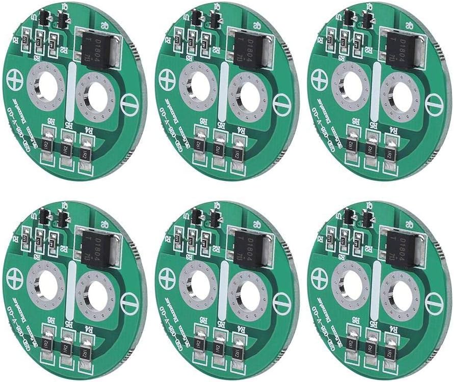 Exceeding The Limiting Voltage 6Pcs Super Capacitor Board Module, 2.5V Super Capacitor Battery