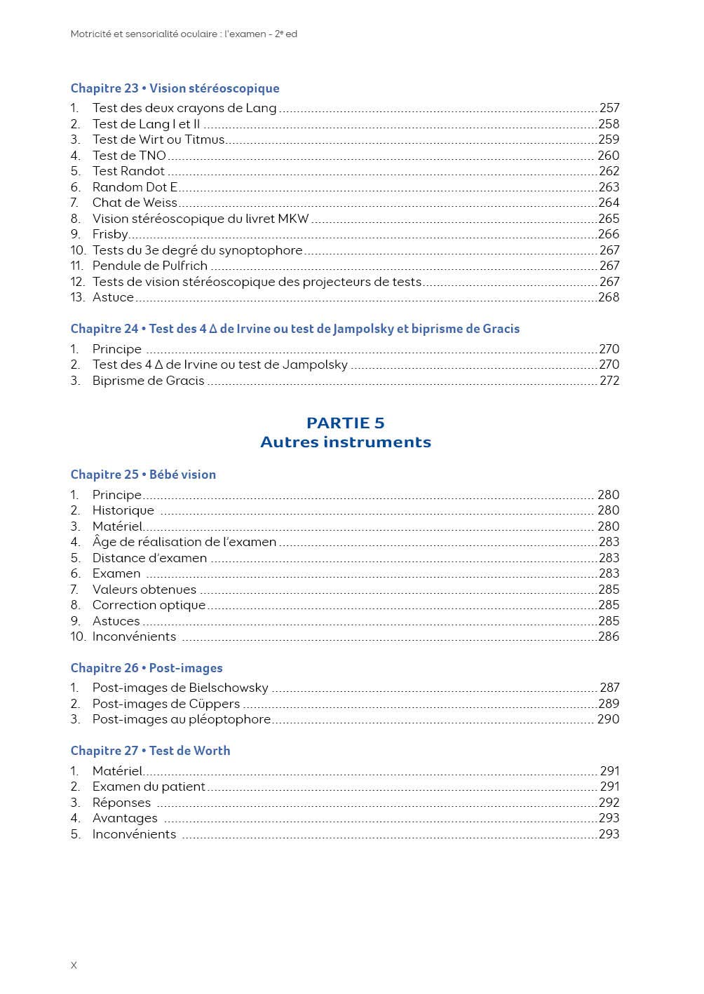 Motricite et sensorialite oculaire : l'examen 2e éd