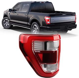 Dasbecan Tail Light Compatible with 2021-2023 Ford F150 LED w/Blind Spot