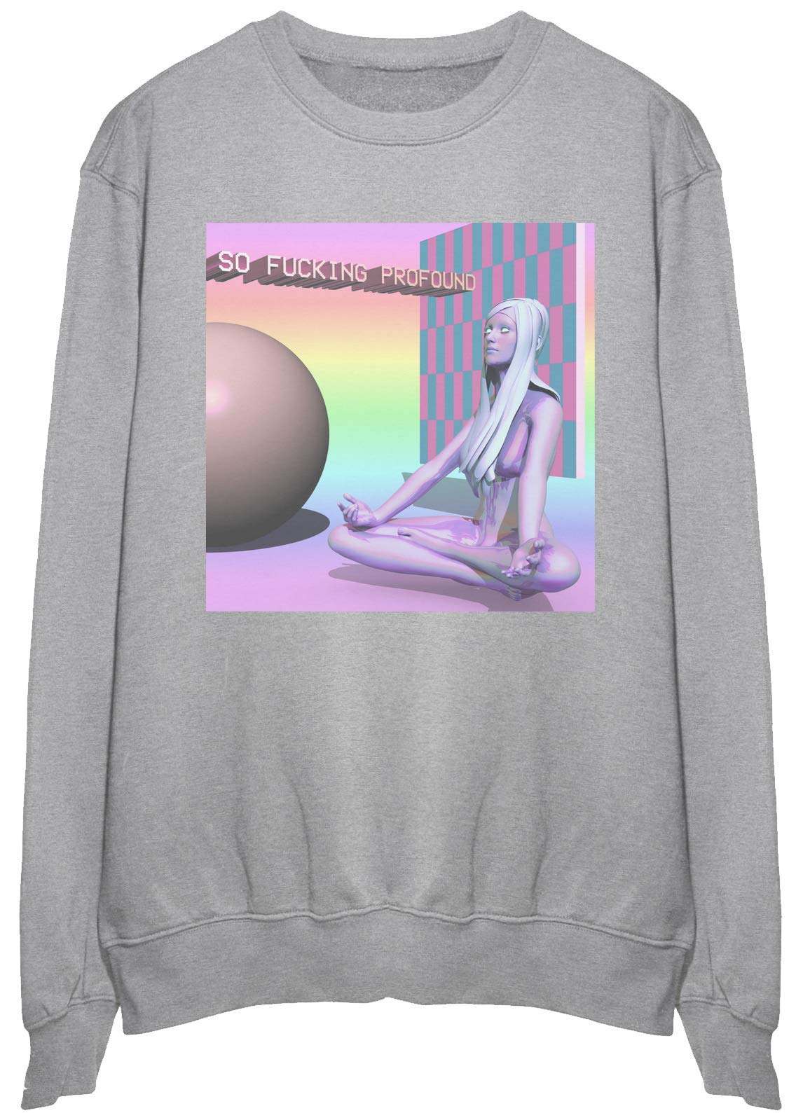 Sweatshirt Vaporwave artwork de qualité supérieure pullover XL aux finitions soignées - 3