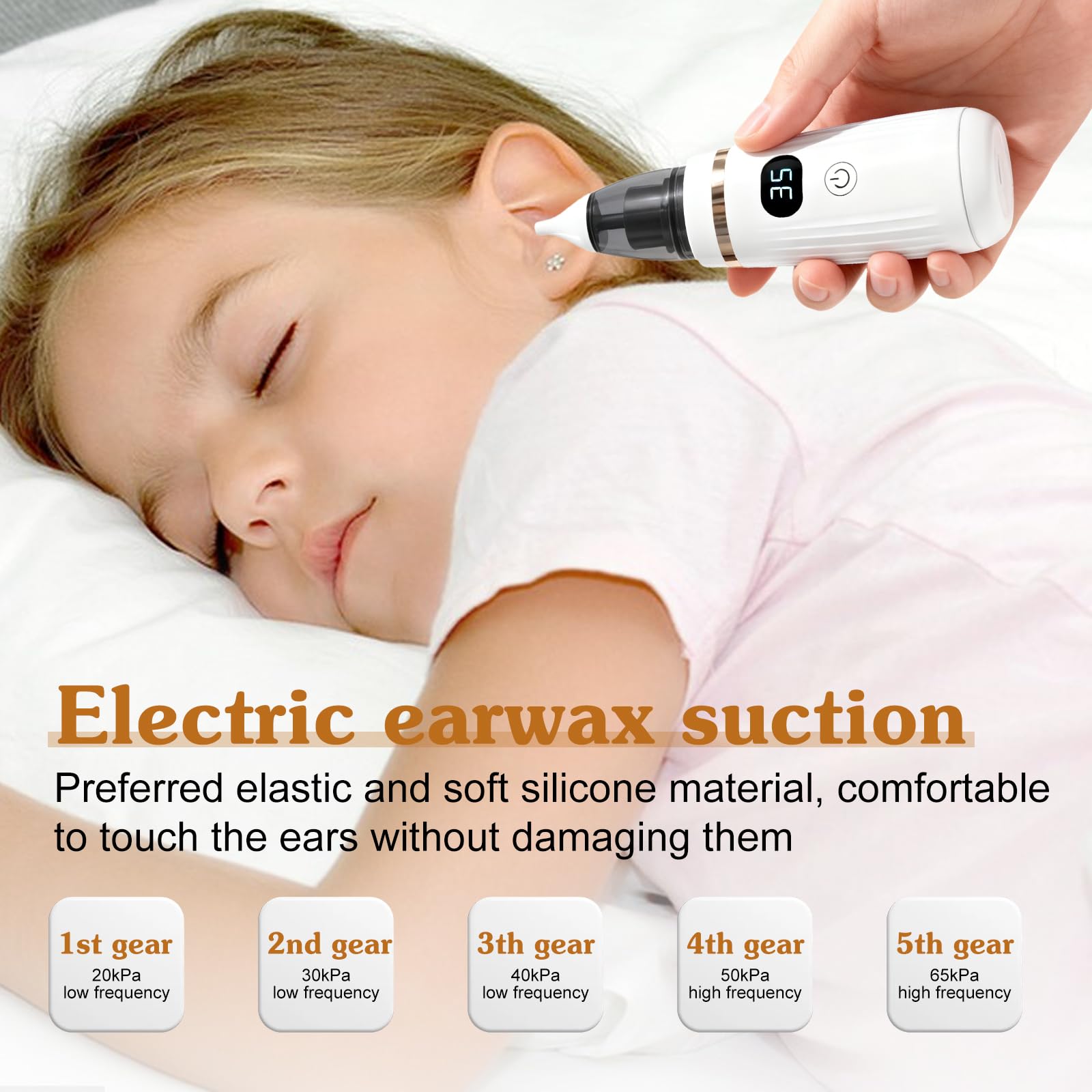 PORFOYO Nasensauger Baby Elektrisch, Elektrischer Nasensauger Baby Staubsauger, Nasal Aspirator Baby, Nasensekretsauger, Anti Reflux, Nasenreiniger Wiederaufladbar für Neugeborene, Kleinkinder