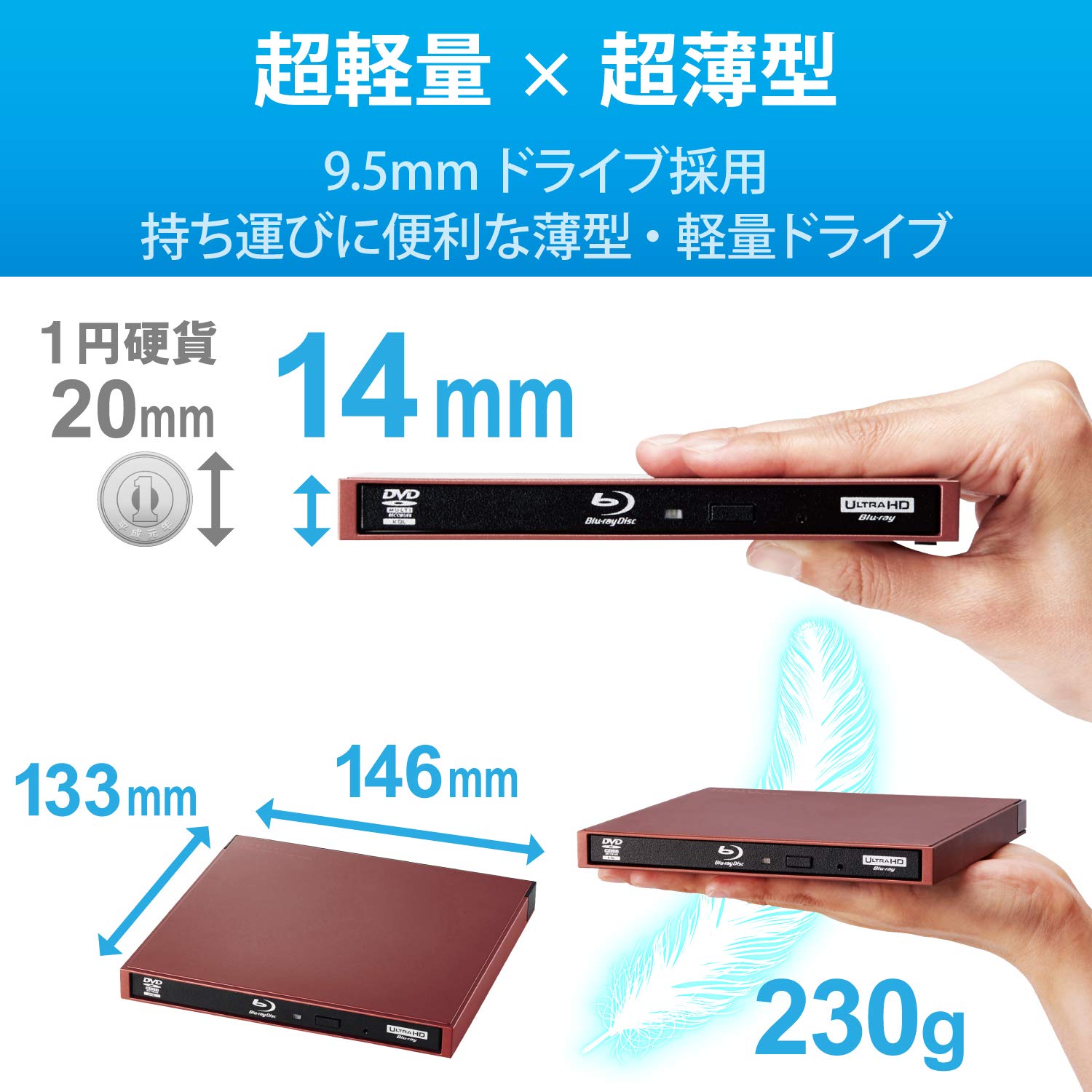 【美品】ロジテック　外付けブルーレイドライブ　LBD-PWA6U3CLBK Amazon.co.jp: ロジテック 外付け ブルーレイ ドライブ USB3.2 Gen1