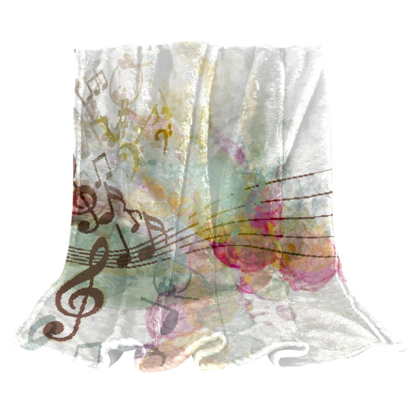 Couverture de lit notes de musique : le cadeau idéal et doux pour les mélomanes