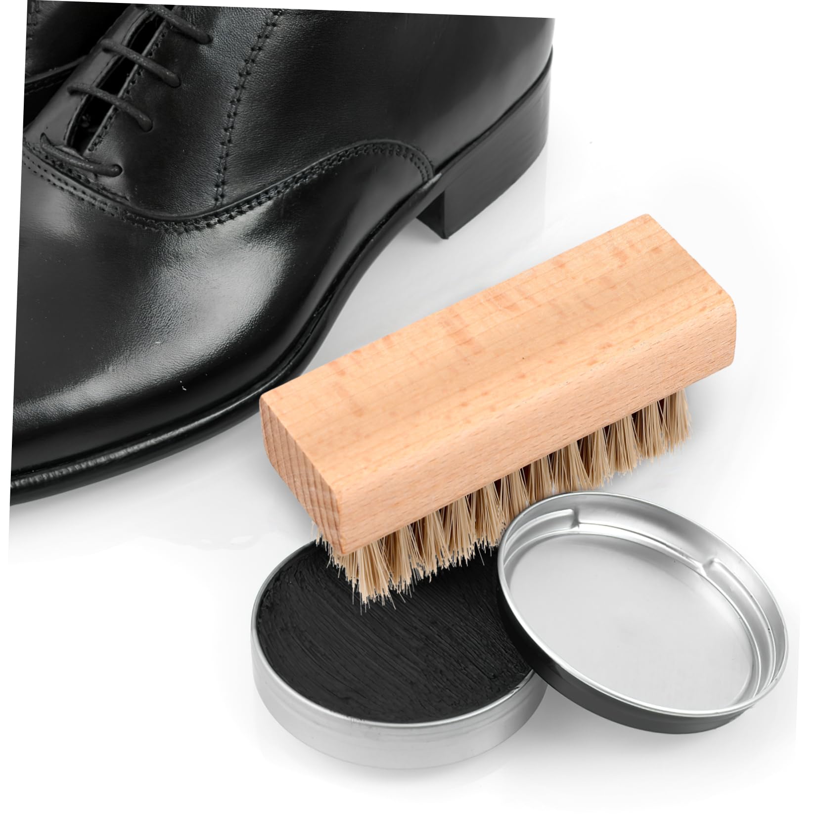 10pezzi Spazzole Per Scarpe Setole Naturali Spazzole Per Pulizia e Lucidatura e Scarpe Per Casa e Negozio