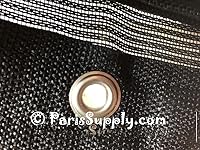 Vista 4 de Black Mesh Tevlar Dump Truck & Trailer Tarp (7' 6" X 26')