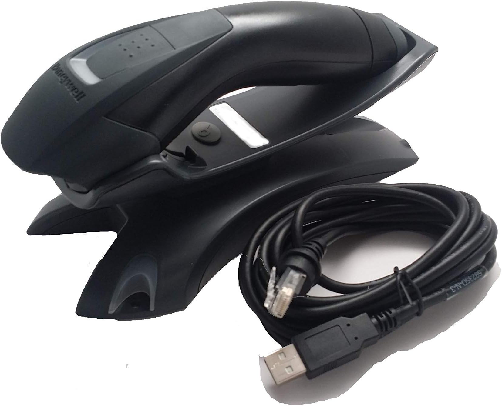 Voyager 1202G 1D Single-Line Wireless Bluetooth Laser Barcode Scanner, Including Charge & Communications Base, Battery and USB Cable (9.8 ft./3m)