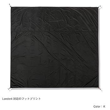 THE NORTH FACE - ノースフェイス エバカーゴ 4 フットプリント／グランドシート／レジャーシート nn32326-k_1.jpg