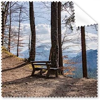 Sky Bench Forestry Science Nature Scenery Cleaning Cloth Phone Screen Glasses Cleaner 5pcs