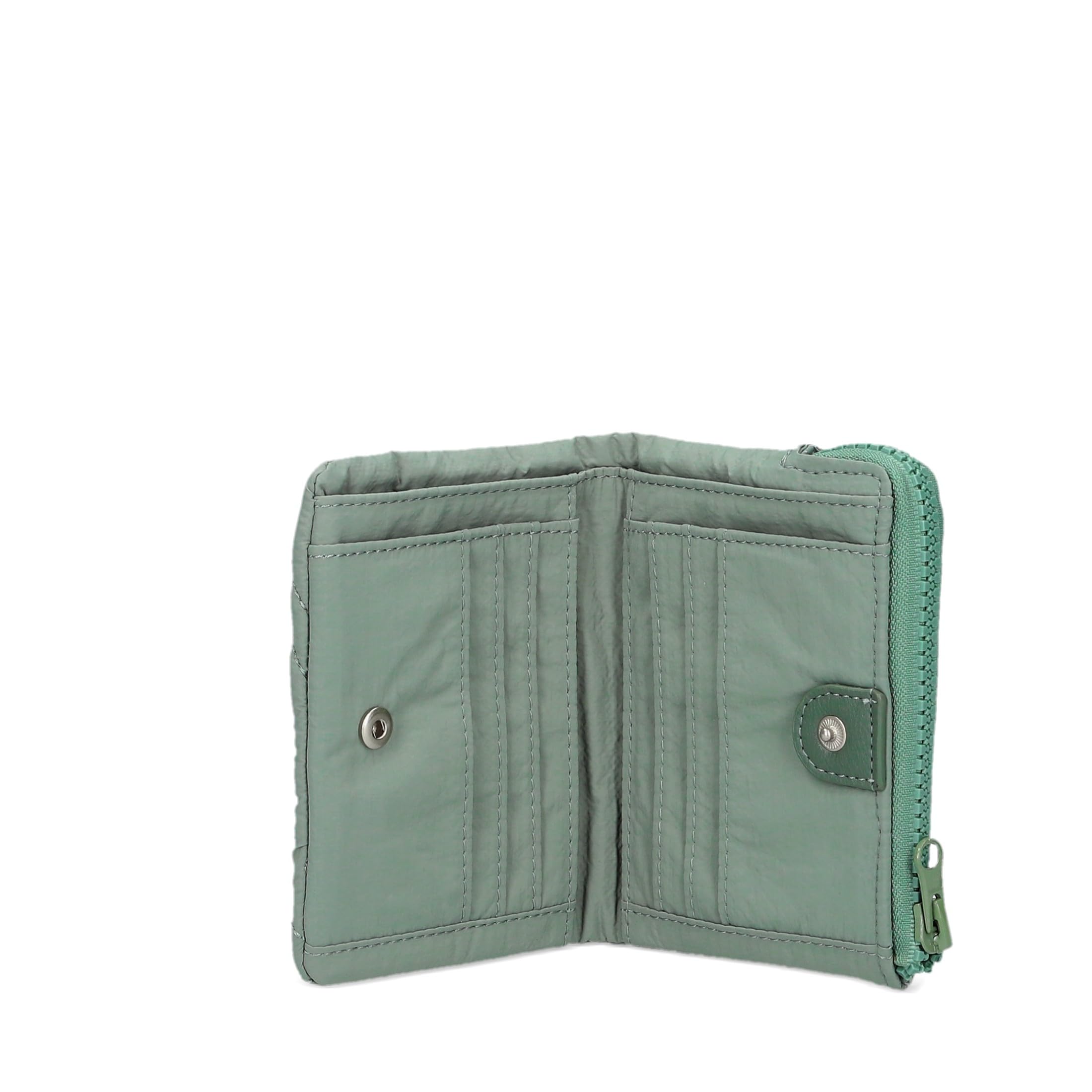 Zwei portafoglio Cleo Geldbeutel CLW5 Eucalyptus - New grigio-verde