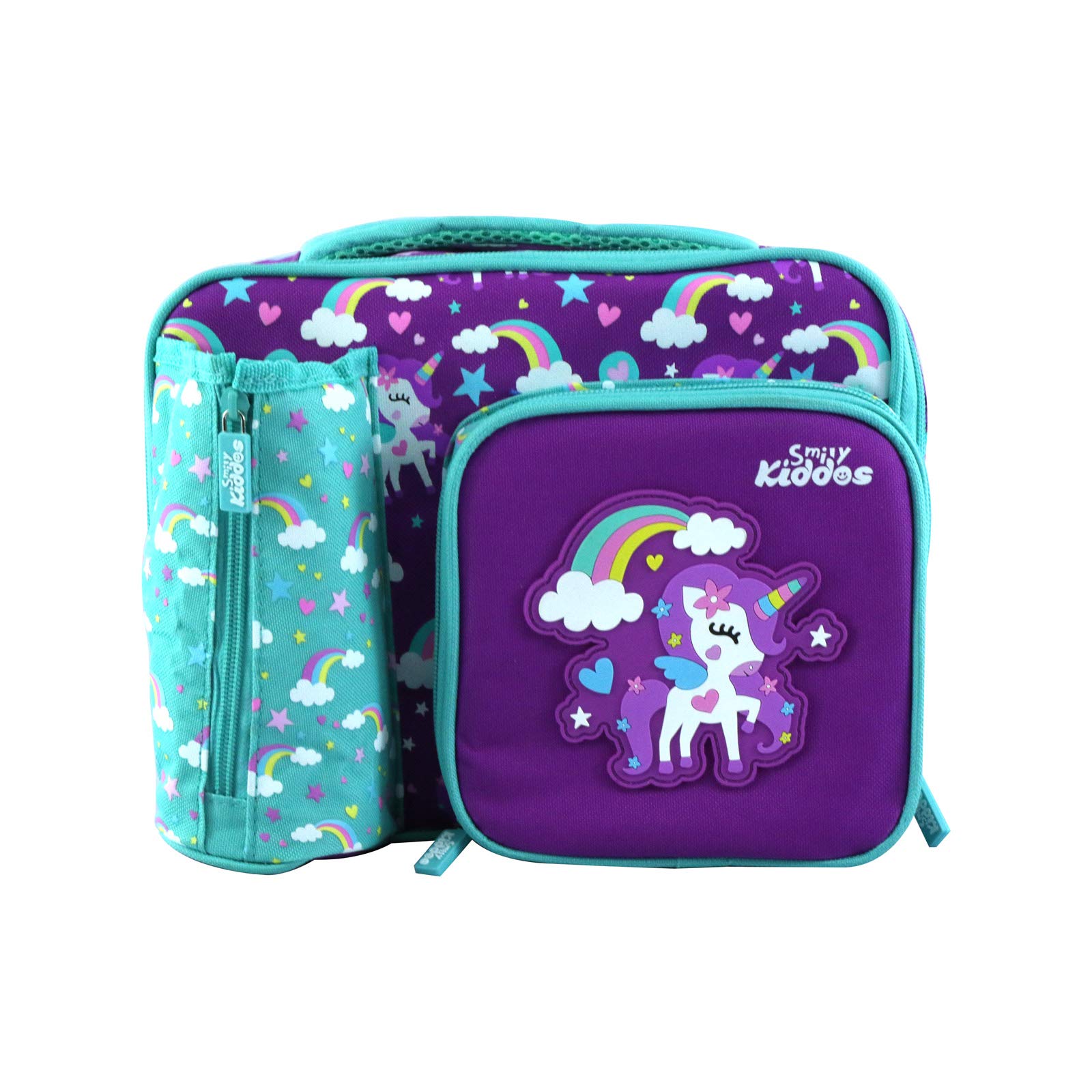 Smily KiddosSMILY KIDDOS multi compartment lunch bag (purple) Kids Lunch Bags Purple Lunch Bag School Lunch Bag