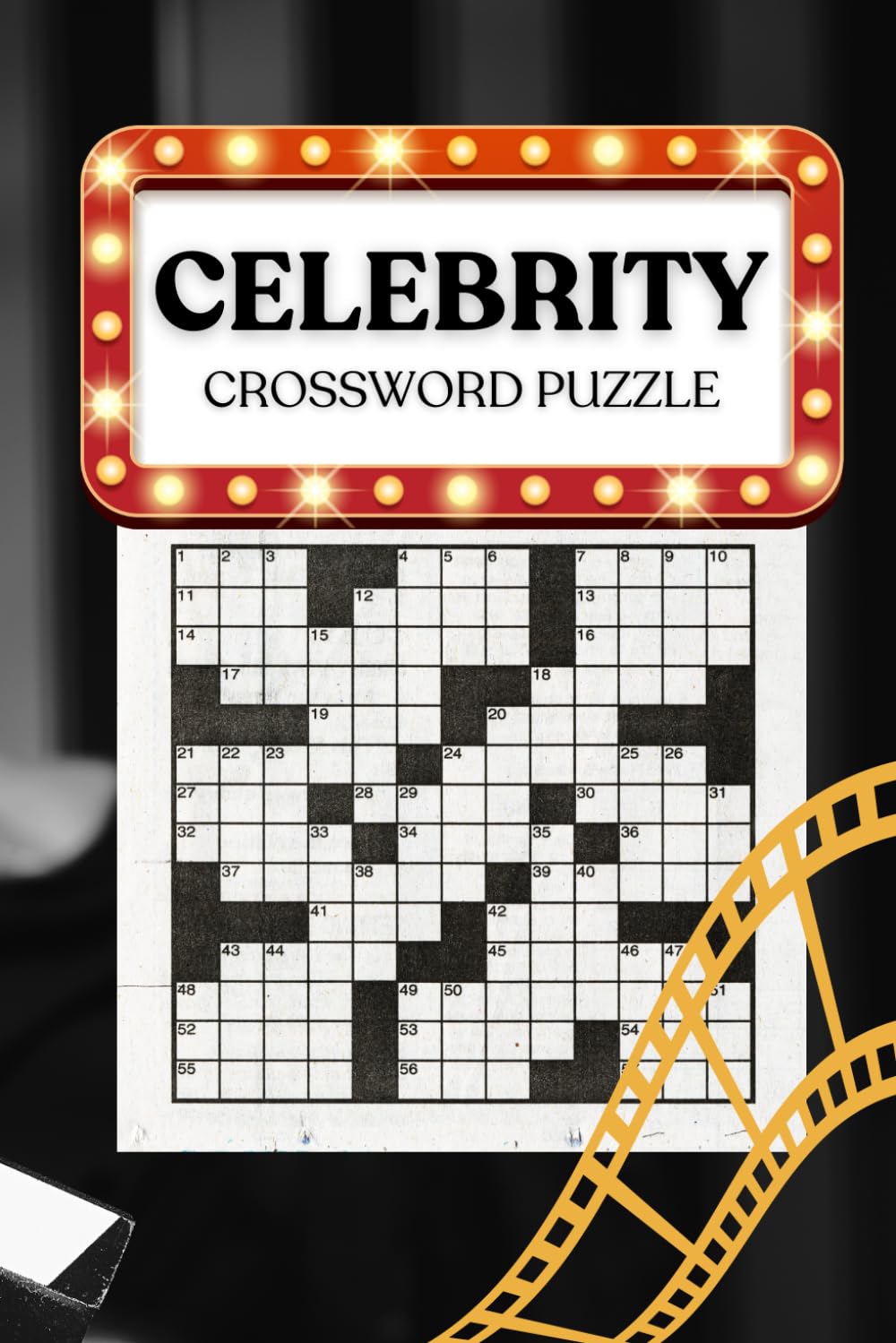 Celebrity Crossword Puzzle: Fun and Entertaining Hollywood Celebrity Trivia as a Crossword Puzzle for Adults, Seniors and Teens
