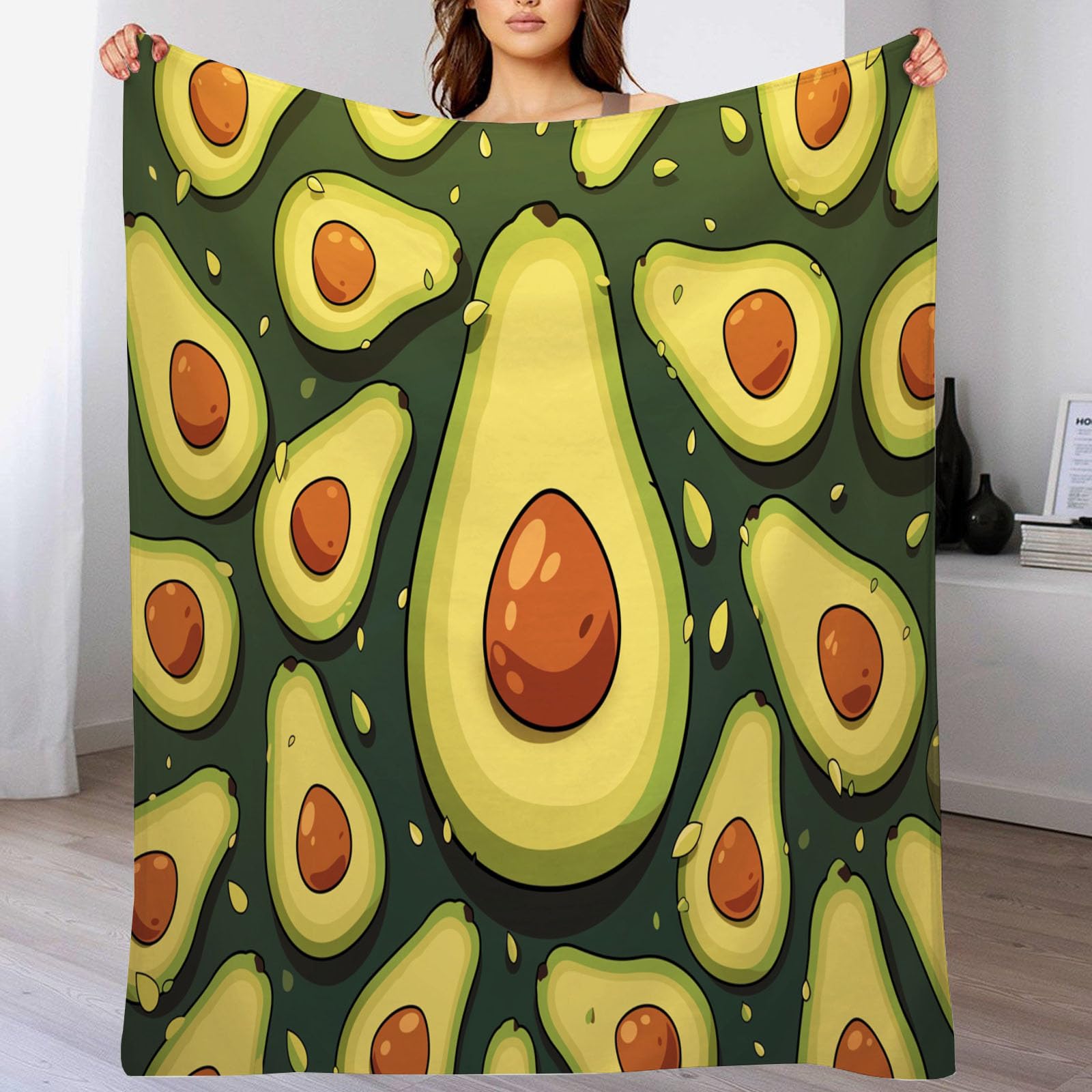 Couverture plaid avocat douce 150x200cm : l'idée cadeau unique et originale