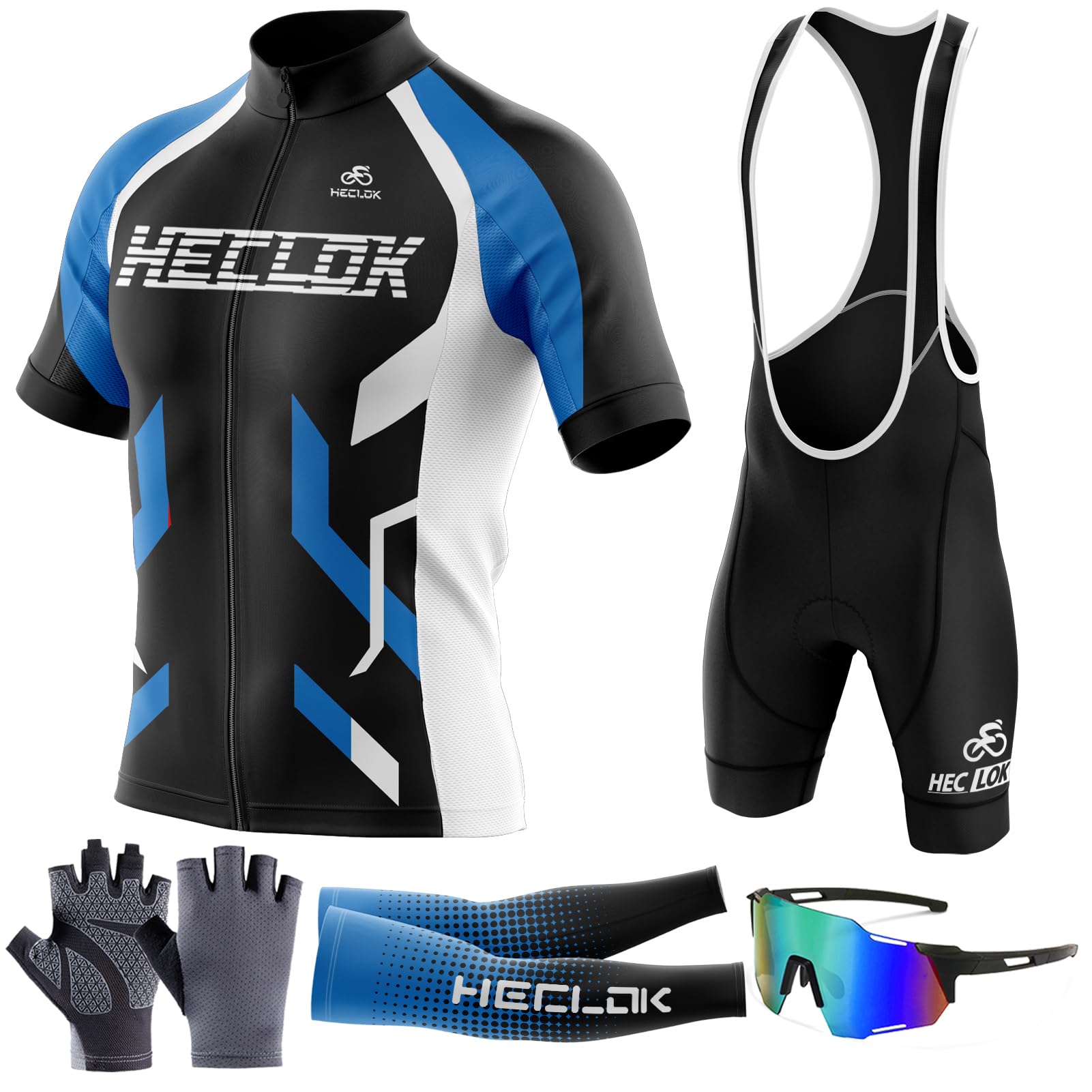 Hombre Conjunto Ropa de Ciclismo para Verano, 2024 último Modelo Maillot Manga Corta de Bicicleta，y Culotte Ciclismo Transpirable, para MTB Bicicleta Equipacion Ciclismo